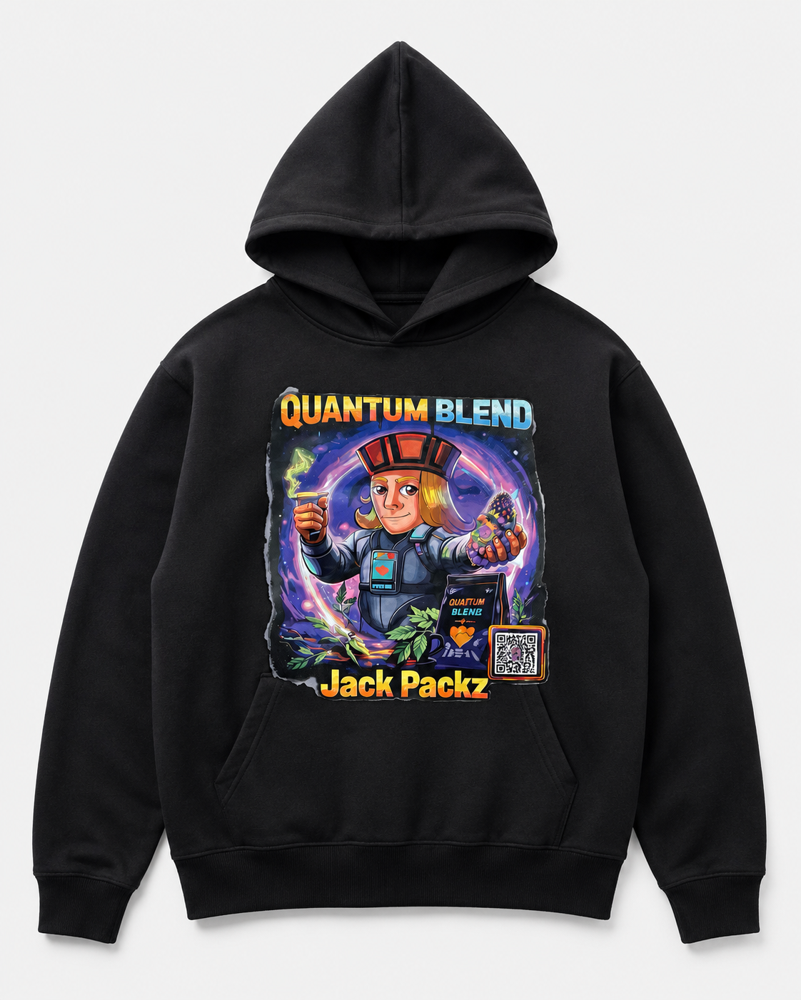 Quantum Blend — Jack Packz hoodie artwork